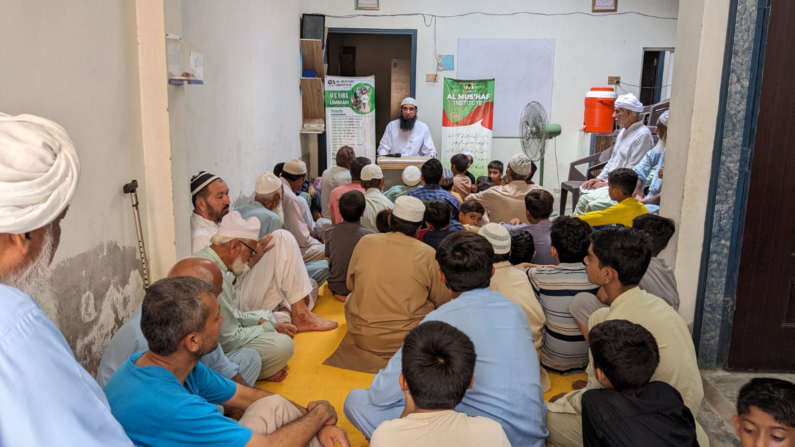 Community lecture session with local members