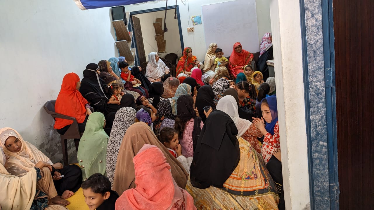 Women's community public awareness session